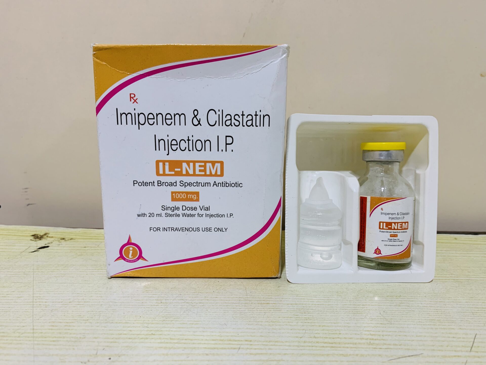 Imipenem Cilastatin Injection IL NEM Integrated Laboratories Pvt