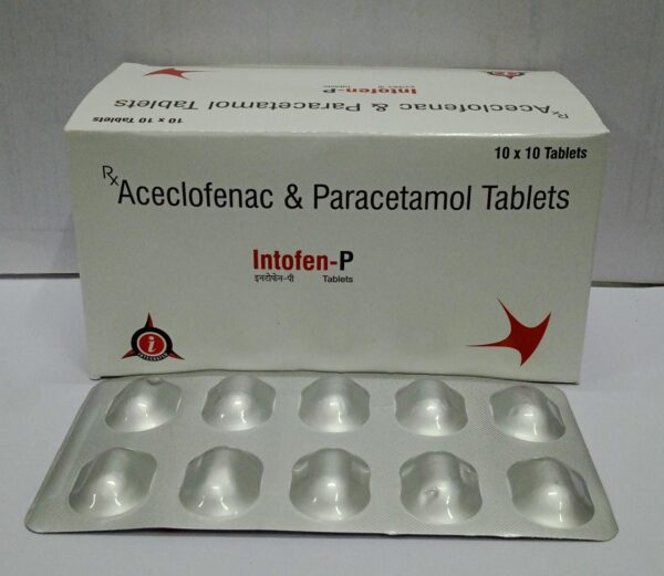 Aceclofenac & PCM Tablet (Intofen-P)