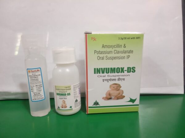 Amoxycillin-200mg+Clavulanic Acid-28.5mg Dry Syrup (Invumox-DS)