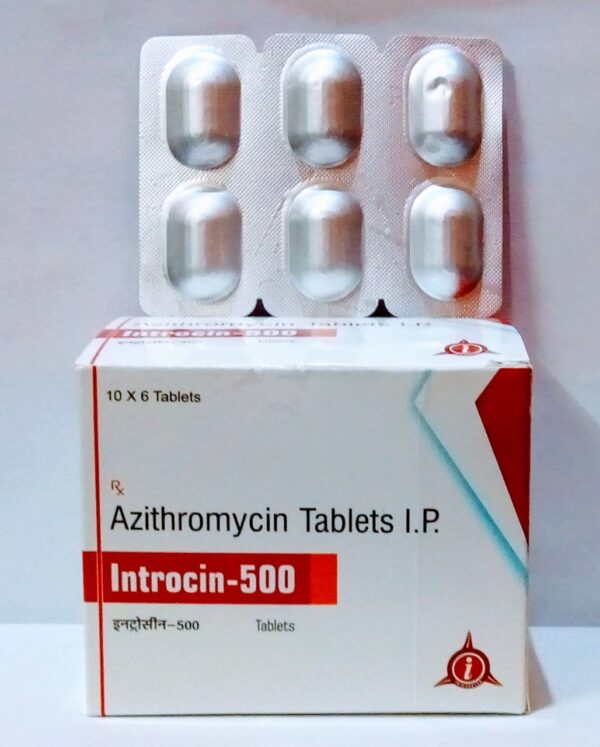 Azithromycin 500 mg Tablets (Introcin-500)