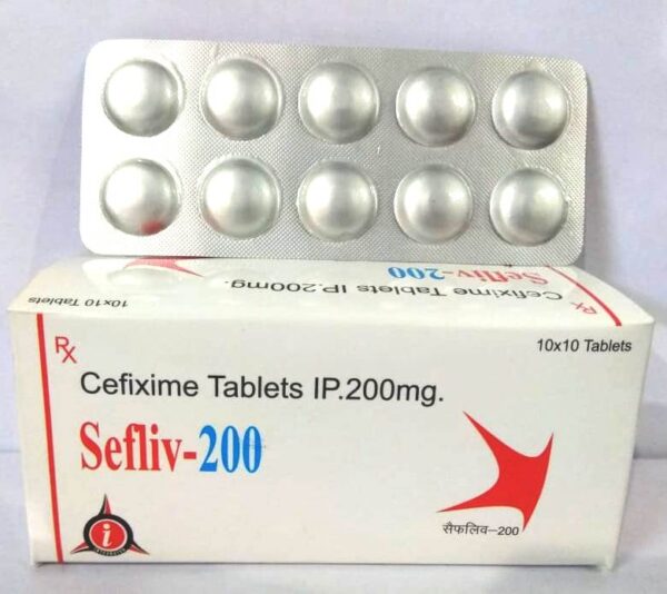 Cefixime 200 mg Tablets (Sefliv-200)