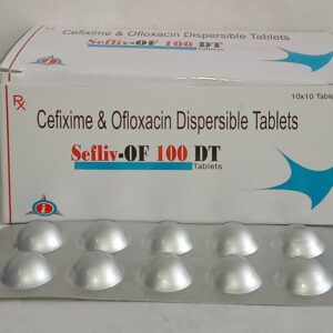 Cefixime Ofloxacin Dispersible Tablets (Sefliv-Of 100 Dt)