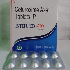 Cefuroxime Axetil Tablet (Intefurox-500)