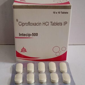 Ciprofloxacin 500 mg Tablets (Intecip-500)
