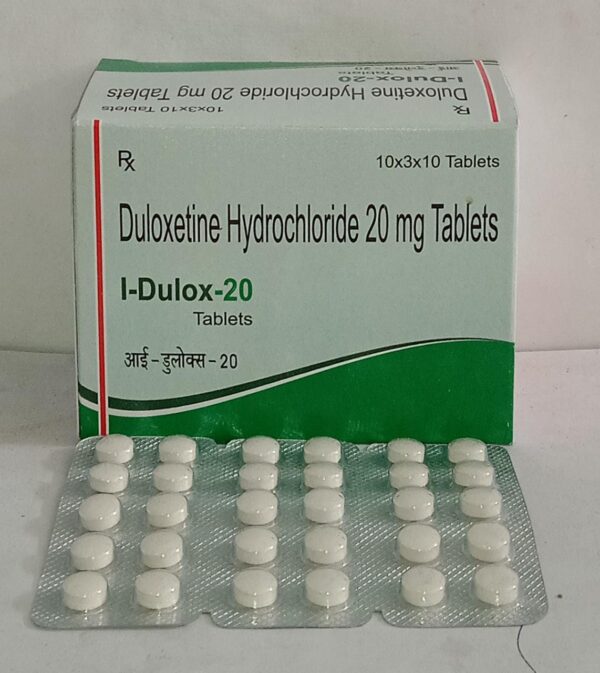 Duloxotine Hydrochloride 20mg Tablet (I-dulox)