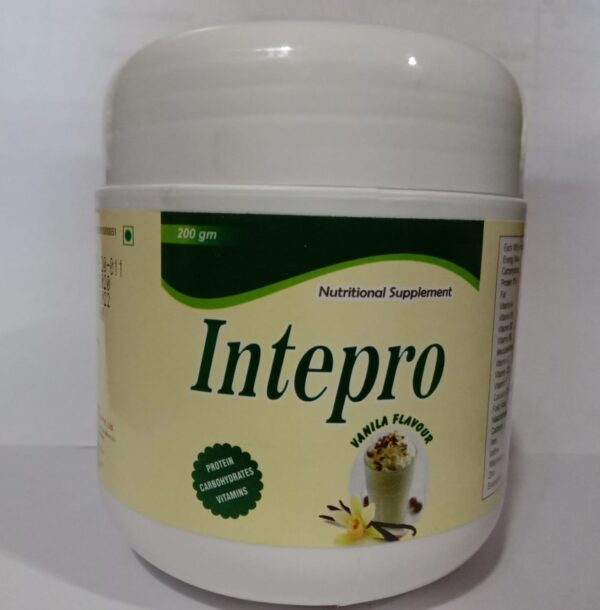 Fortified with Antioxidant& Vitamins&Minerals & Essential Aminoacids Powder {INTEPRO (VANILIA)}