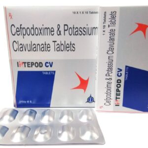 Cefpodoxime+Clavulanic Acid Tablets (Intepod-Cv-325)