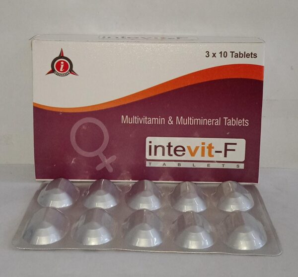 Multivitamin, Multimineral Tablet (Intevit-F)