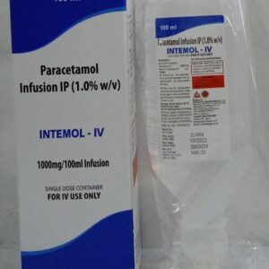 Paracetamol Infusion 100ml (Intemol-IV)