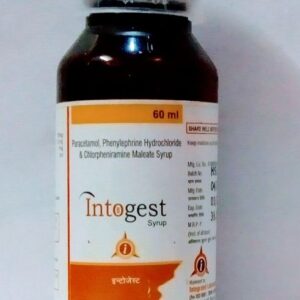 Paracetamol+Phenylepherin+CPM Syrup (Intogest)