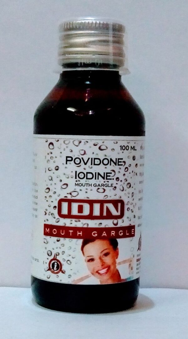 Povidone Iodine 1% mouth gargle (IDIN)