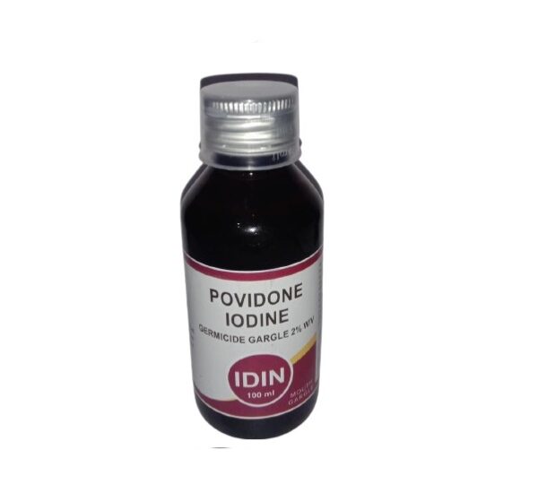 Povidone Iodine 2% Mouth Gargle (Idin)