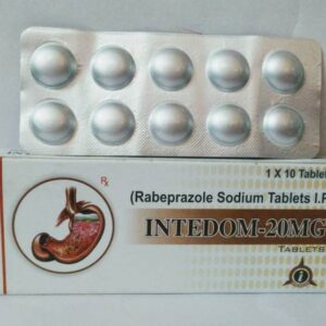 Rabeprazole Sodium 20 mg Tablets (Intedom-20 MG)