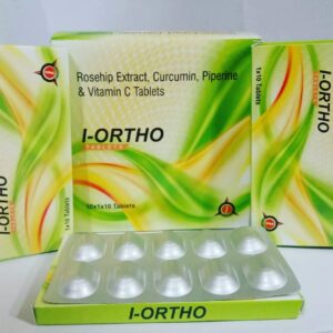 Rosehip Extract Curcumin, Piperine & Vitamin C Tablets (I-Ortho)