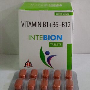 Vitamin B1 B6 B12 Tablets (Intebion)