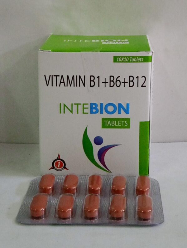 Vitamin B1 B6 B12 Tablets (Intebion)