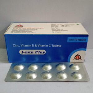 Zinc, Vitamin D & Vitamin C Tablets (I-Min Plus)