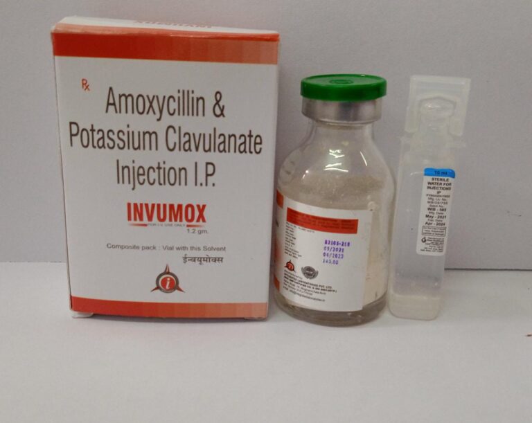 Amoxy Sod & Clavunate Potassium Injection (Invumox-1.2) - Integrated ...