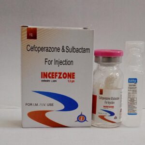 Cefoperazone Sulbactam (Incefzone-1.5gm)