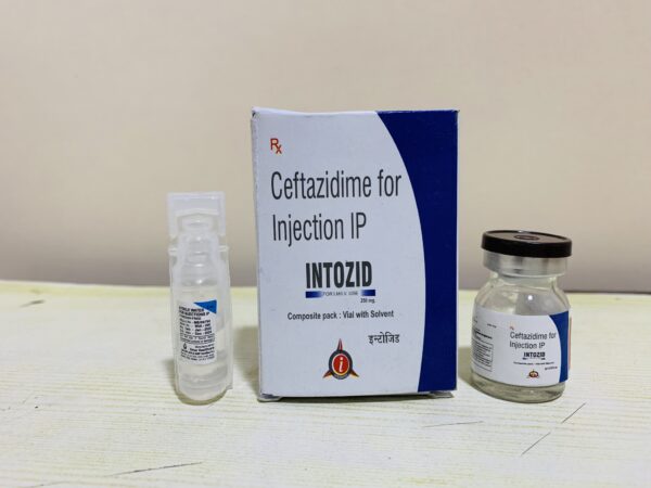 Ceftazidime Injection 250mg (INTOZID)