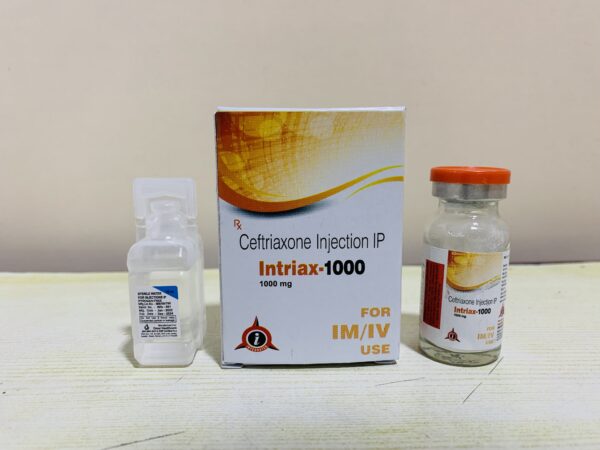 Ceftriaxone 1gm Injection (Intriax 1000)