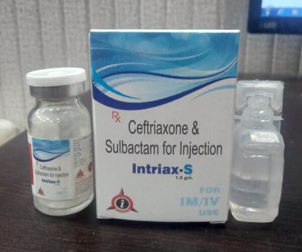 Ceftriaxone Sulbactam injection (Intriax-S 1.5g)
