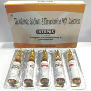 Diclofenac Dicyclomine injection (Intopas)