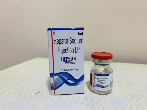 Heparin Sodium 5000IU Injection (Heped 5)
