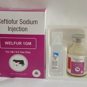 Ceftiofur Sodium Injection (Welfur-1gm)
