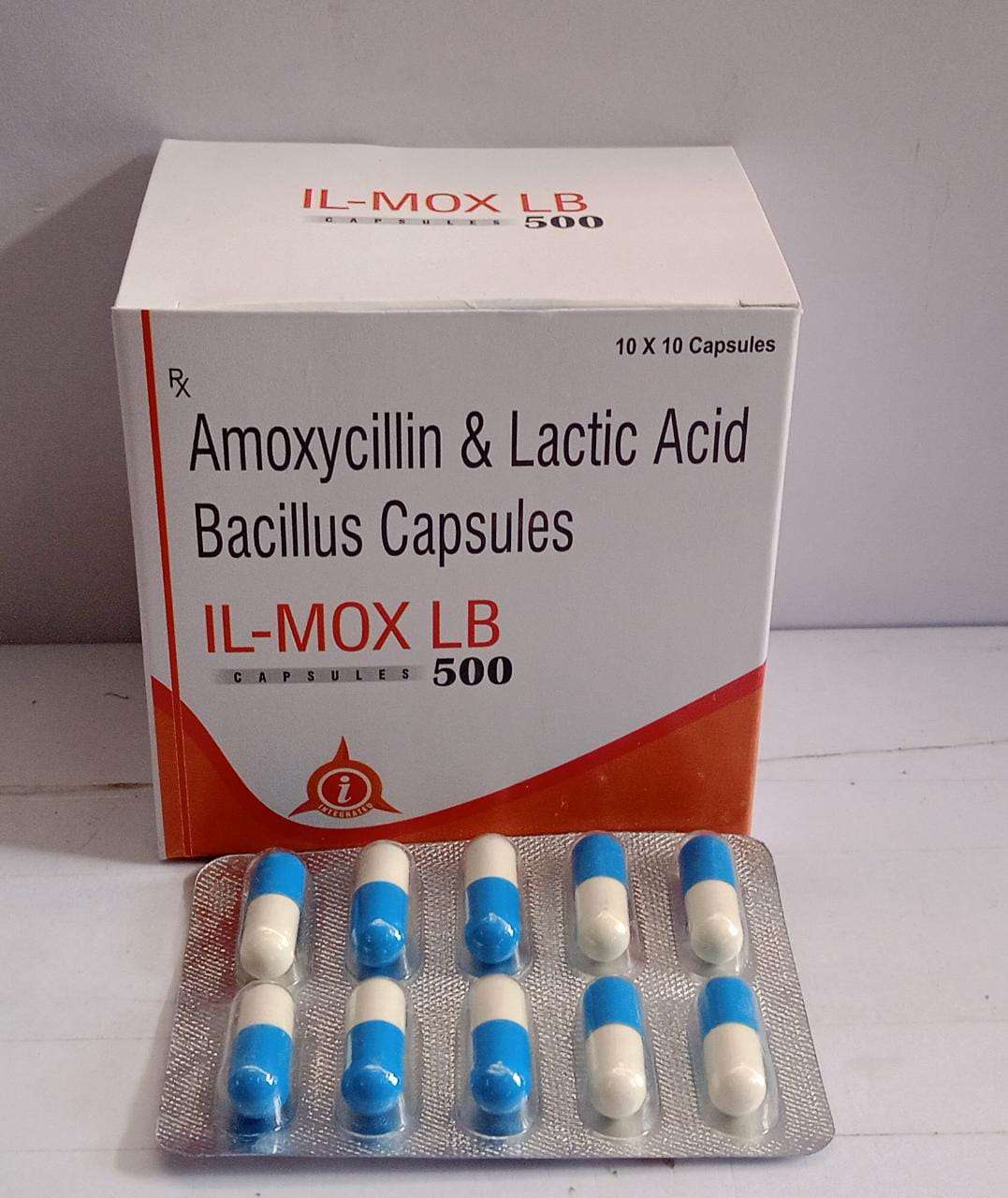 Amoxycillin, Lactic Acid Bacillius Capsules (IL-Mox Lb 500)