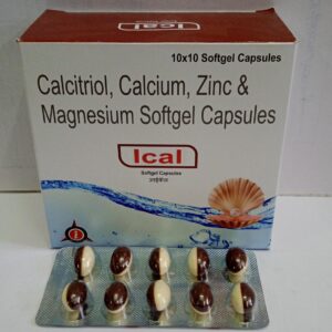 Calcitriol, Calcium, Zinc & Magnesium Softgel Capsules (I-Cal)
