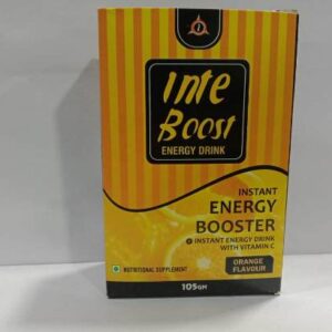 Instant Energy Drink With Vitamin C 105gm Orange Flavour (Inte-Boost)