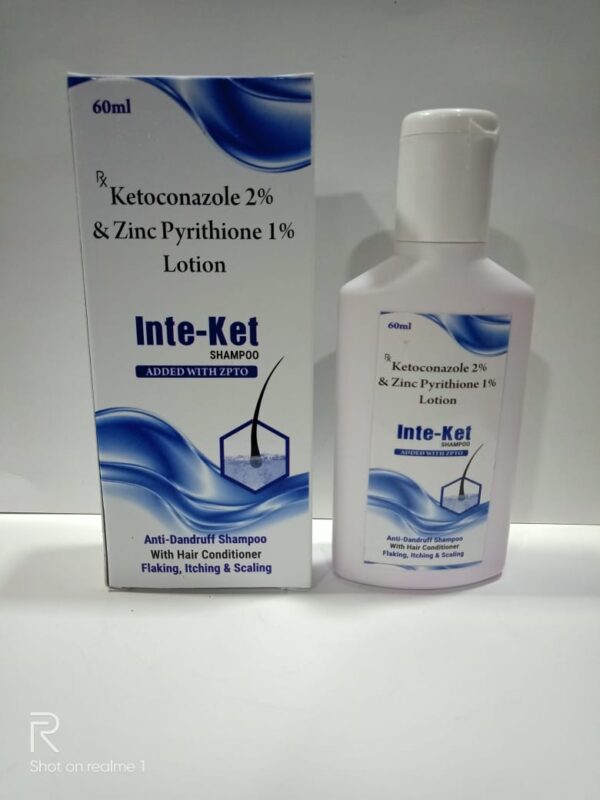 Ketoconazole 2% & Zinc Pyrithione 1% Shampoo (Inte-Ket Shampoo)