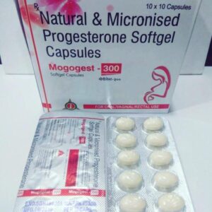 Natural & Micronised Progesterone Softgel Capsules (Mogogest-300)