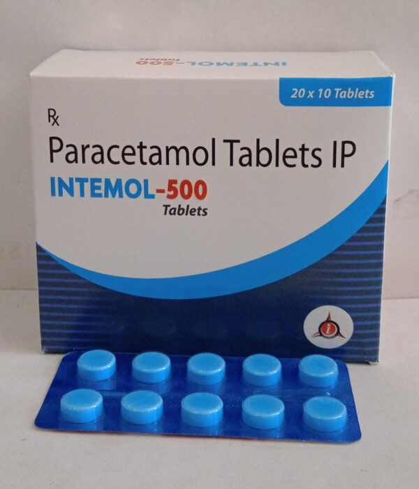 Paracetamol 500mg Tablets (Intemol-500)
