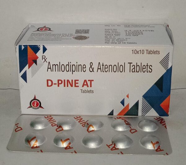Amlodipine & Atenolol Tablets (D-Pine-At)