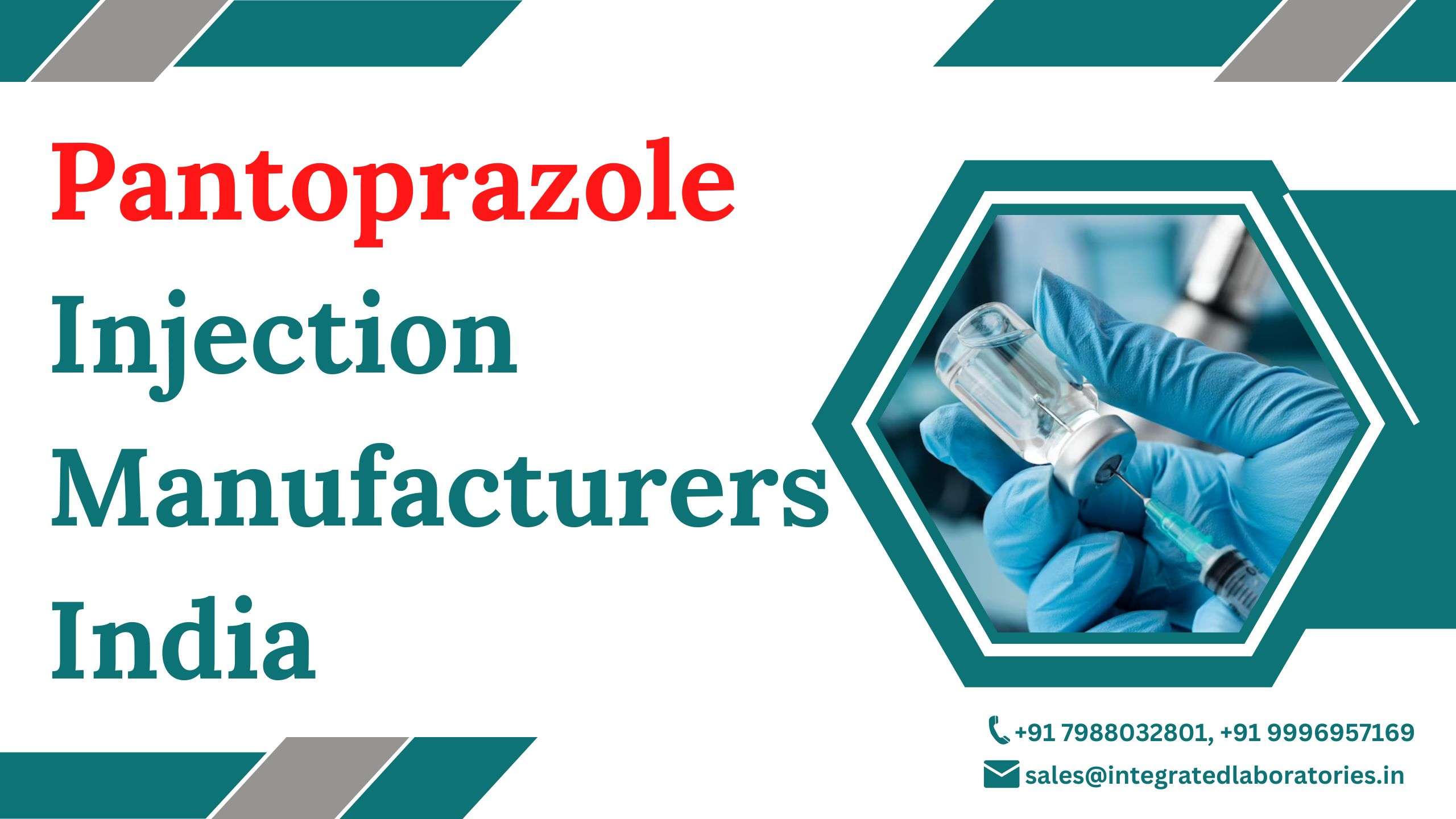 Best Pantoprazole Injection Manufacturers India-Integrated Laboratories