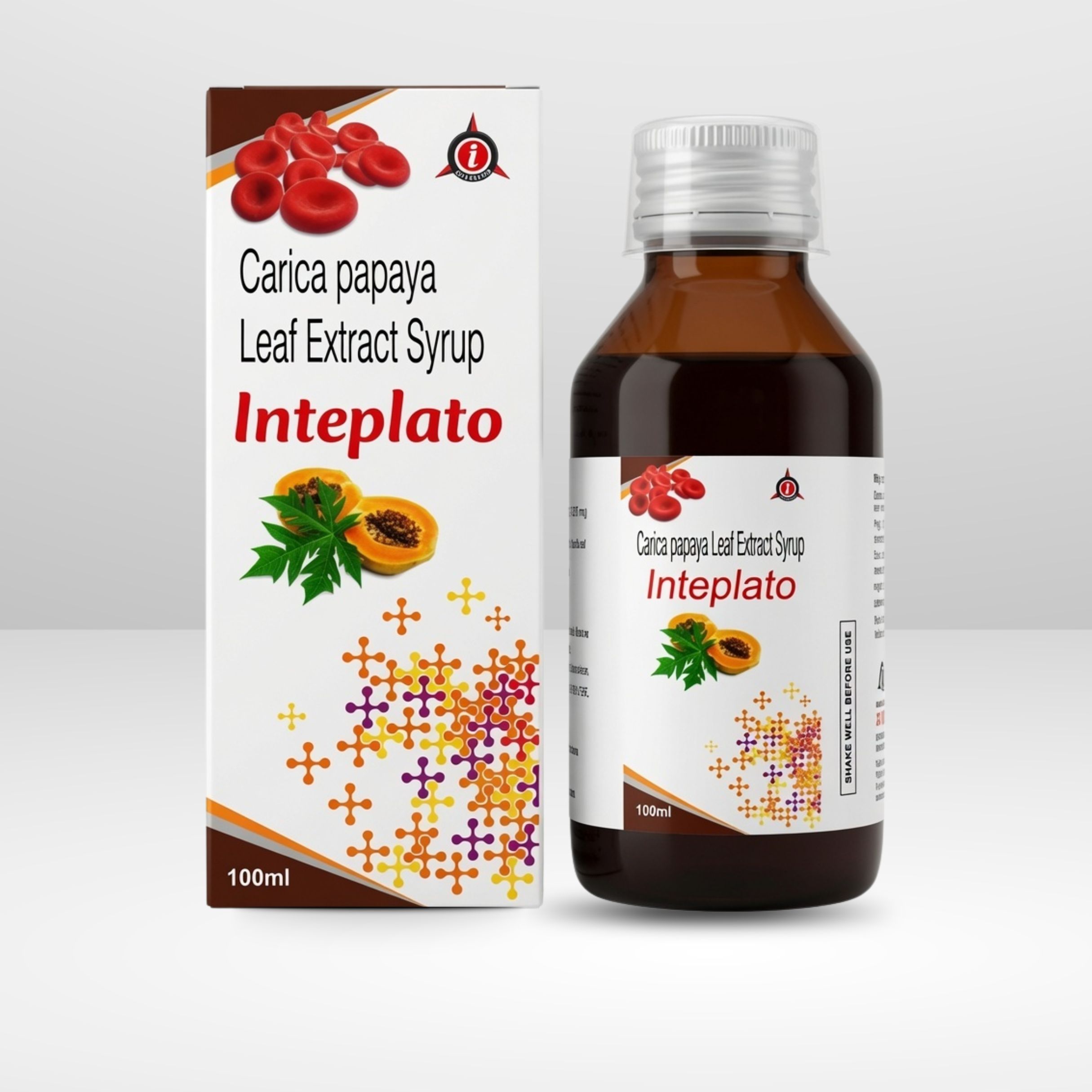 Inteplato Carica Leaf Extract Syrup