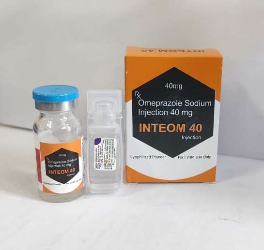 Omeprazole 40mg Injection (Inteom-40)