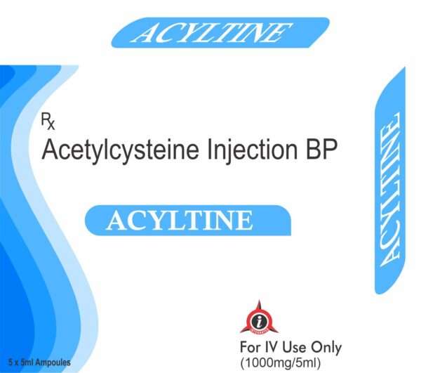 Acetylcysteine Injection (ACYLTINE 1000mg/5ml)