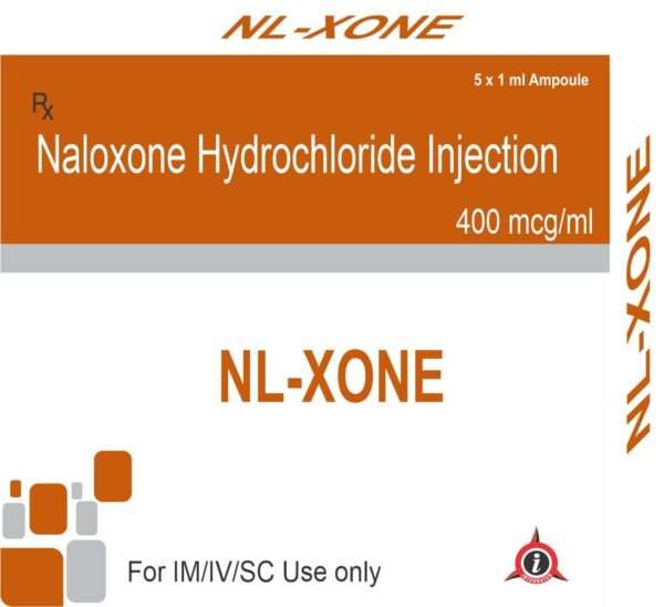 Naloxone Hydrochloride Injection 400mcg (NL-XONE 400mcgml)