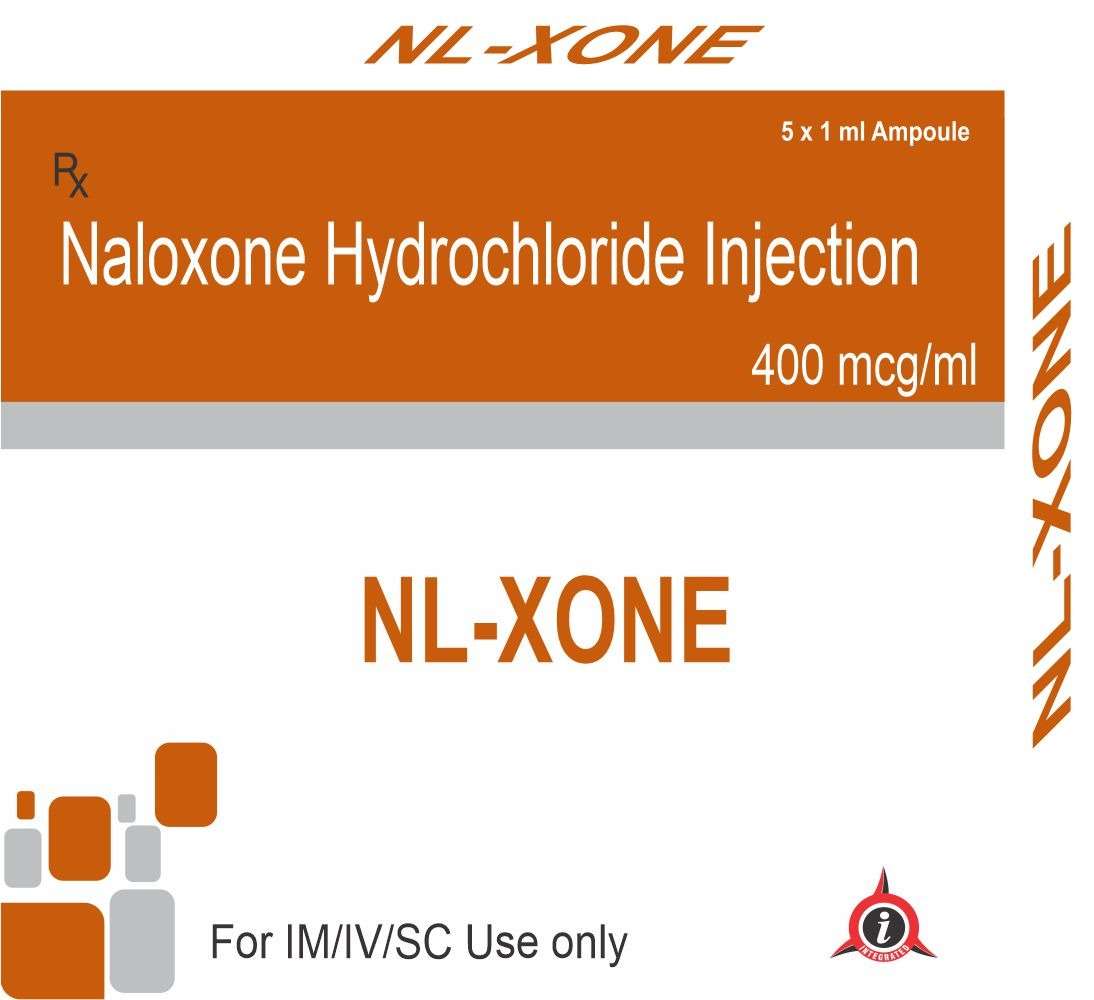 Naloxone Hydrochloride Injection 400mcg (NL-XONE 400mcgml)