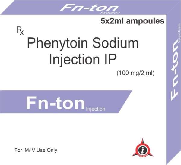 Phenytoin Sodium Injection IP 100mg (FN-TON 100mg2ml)